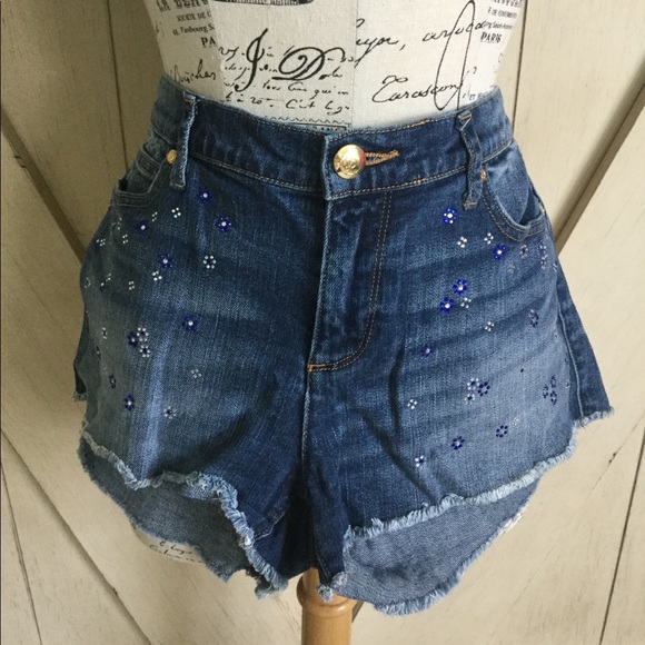 💘NWOT Juicy Couture Embellished Crystal Jeans💘 - Picture 1 of 8